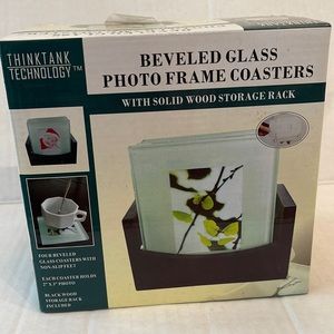 Photo frame coasters. NWOT